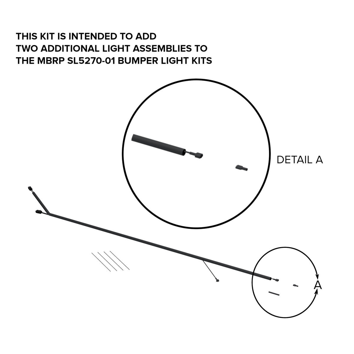 24-Up Ford Ranger Raptor Bumper Light Harness MBRP