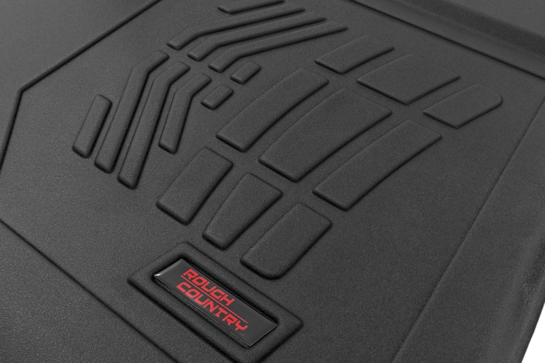 Sure-Fit Floor Mats FR & RR FR Over Hump Crew Silverado/Sierra 1500/2500HD/3500HD (19-26) Rough Country