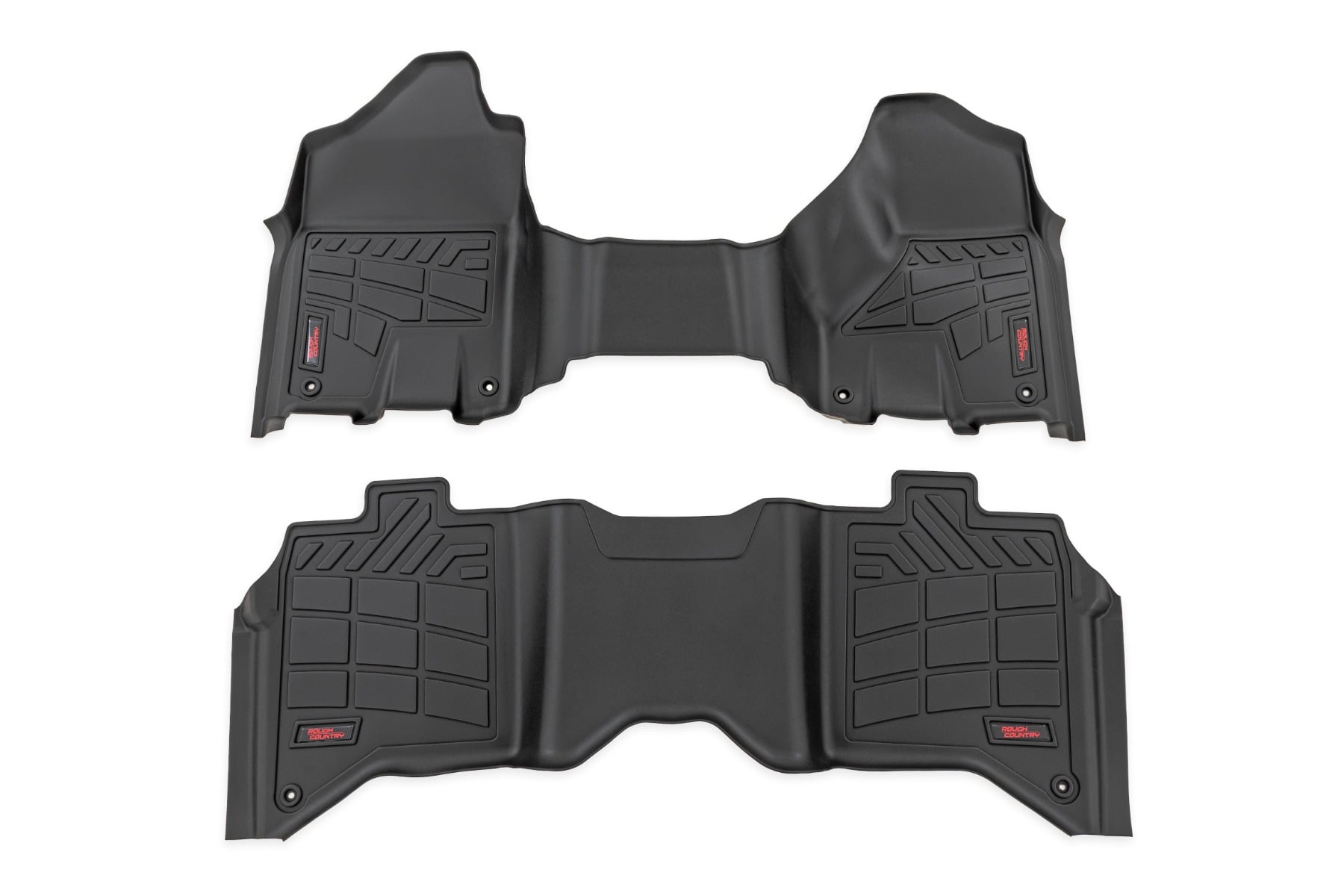 Sure-Fit Floor Mats Front & Rear Crew Ram 2500/3500 2WD/4WD (2019-2026) Rough Country