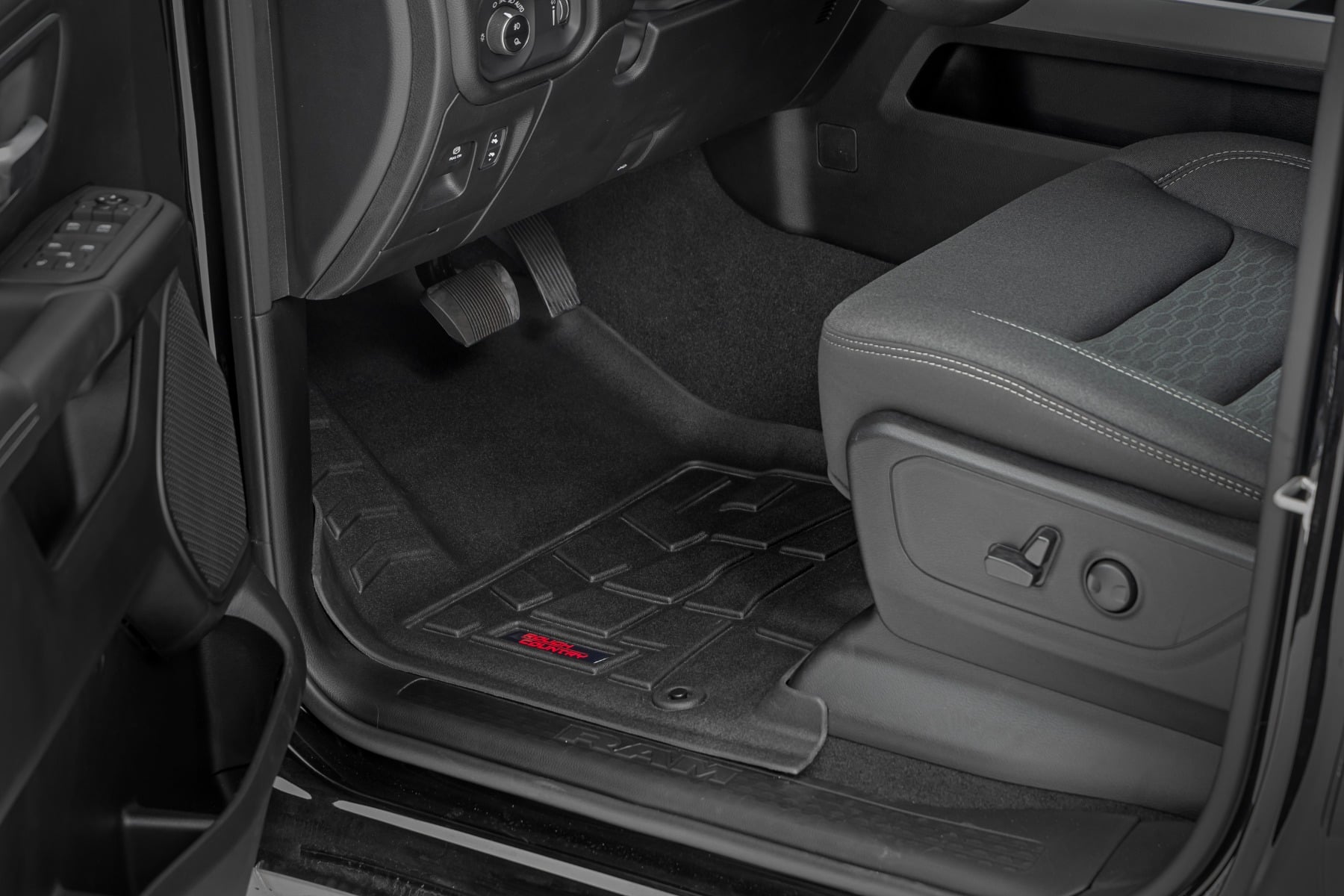 Sure-Fit Floor Mats Front & Rear Crew Ram 1500 2WD/4WD (2025-2026) Rough Country