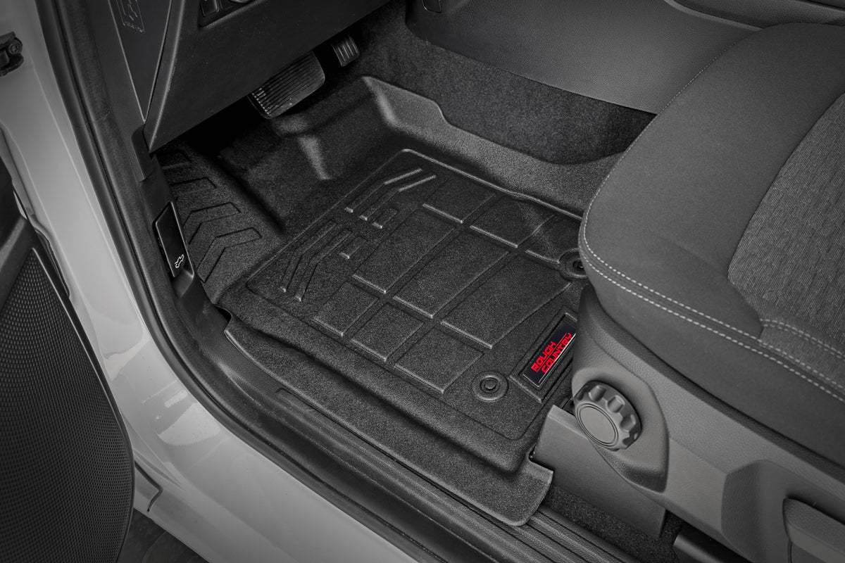 Sure-Fit Floor Mats Front Crew Ford Ranger 2WD/4WD (2024-2026) Rough Country