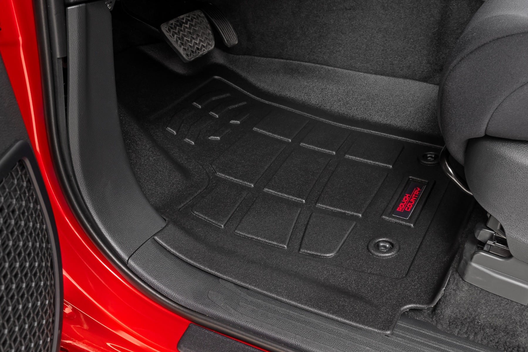 Sure-Fit Floor Mats Front & Rear Double Cab Toyota Tacoma (24-26) Rough Country