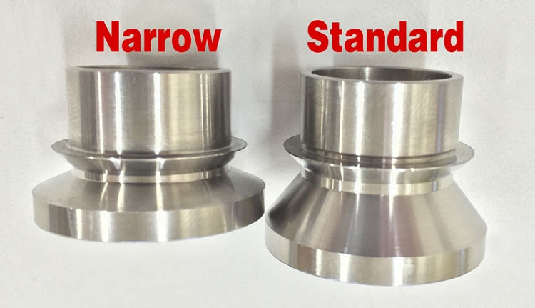 Short 7/8 Inch High Misalignment Spacers SS 3/4 Inch Pair Artec Industries