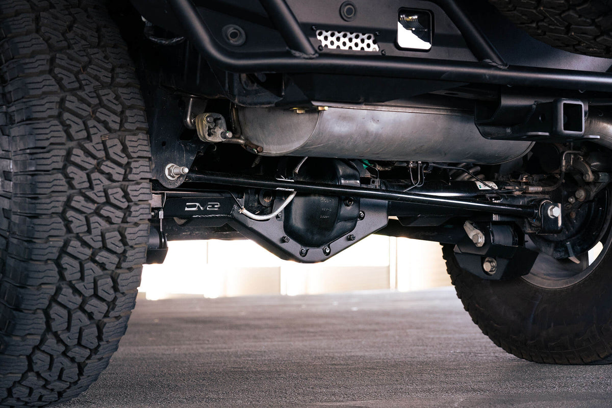 2021 2024 Ford Bronco Rear Differential Skid Plate DV8 Offroad