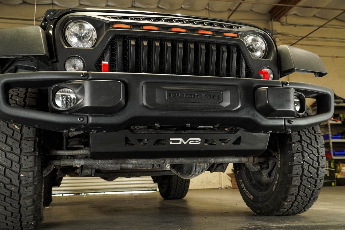 2007 2018 Jeep Wrangler JK Front Skid Plate DV8 Offroad