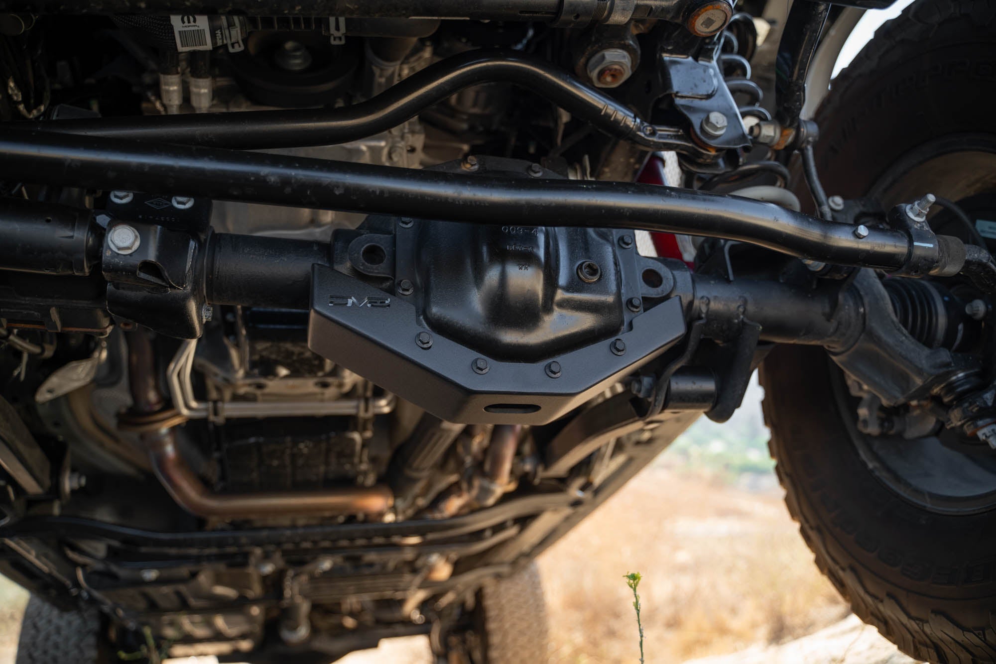 2018 2025 Jeep Wrangler JL JLU Gladiator JT Front Differential Skid Plate DV8 Offroad