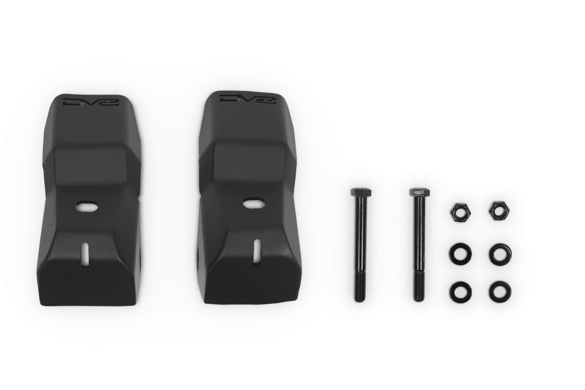 2010 2024 Toyota 4Runner Rear Shock Skid Plates DV8 Offroad