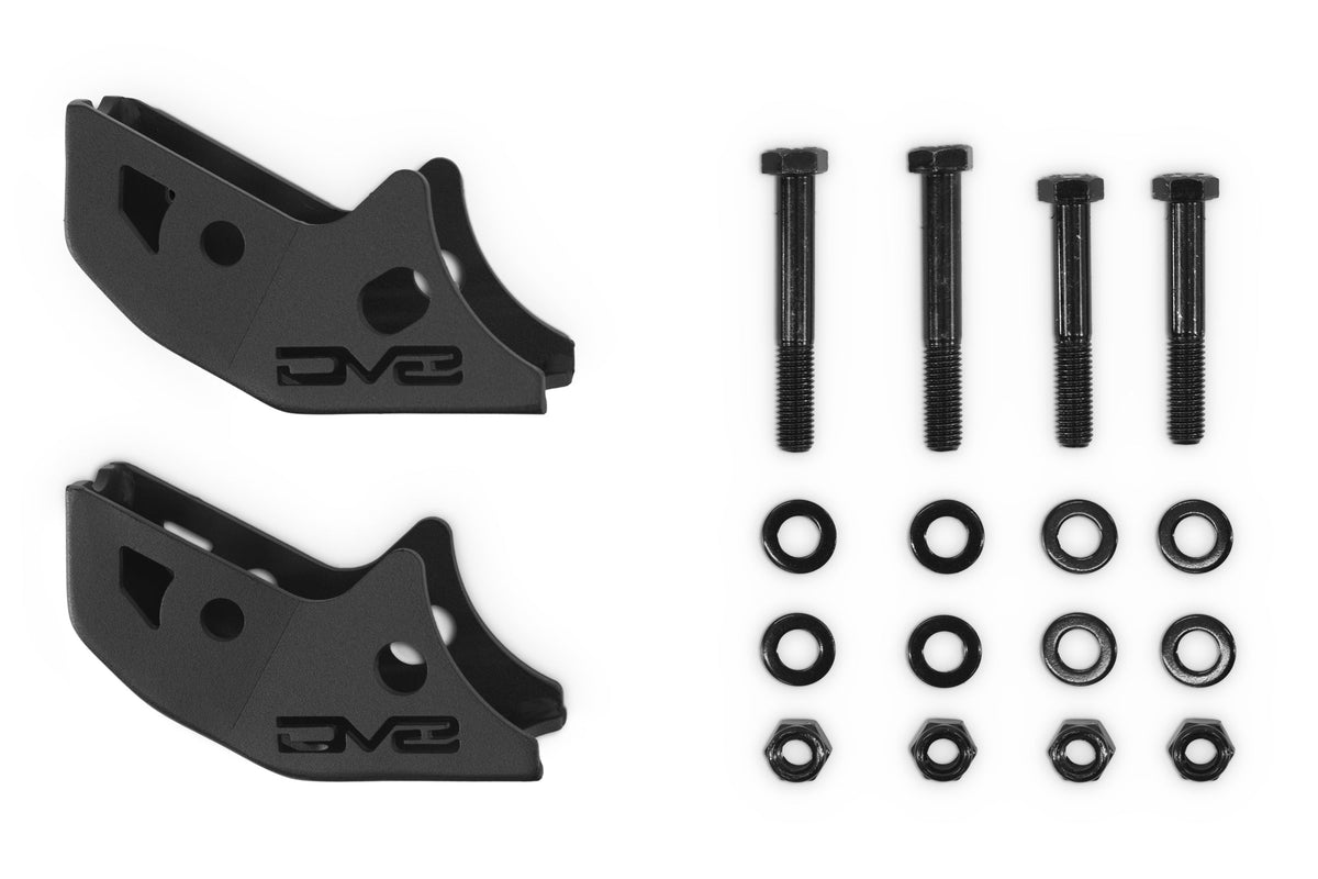 2016 2023 Toyota Tacoma Rear Shock Skid Plates DV8 Offroad