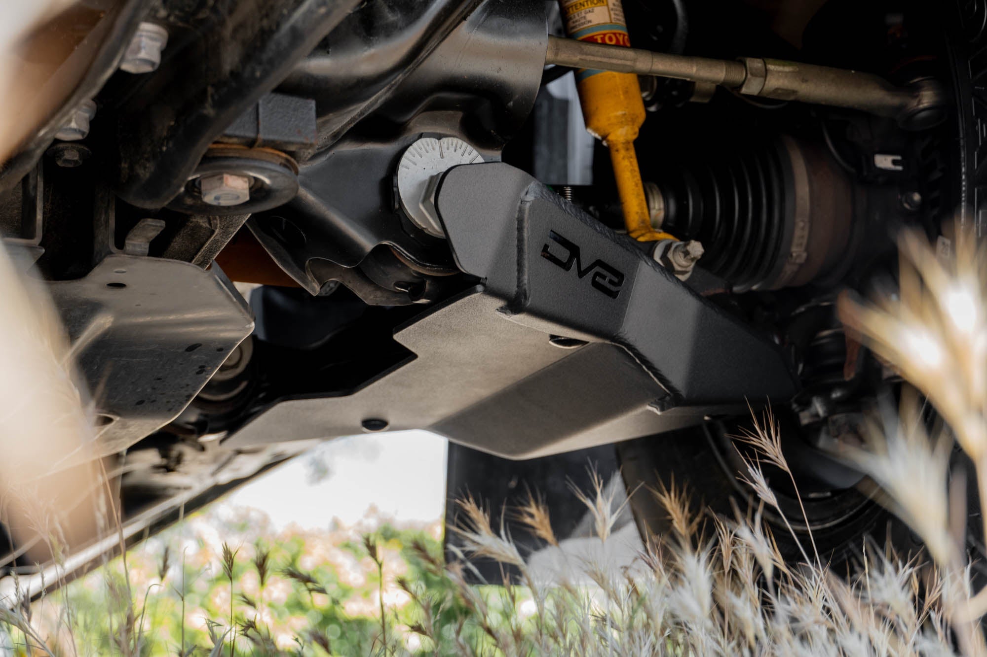 2016 2023 Toyota Tacoma A Arm Skid Plates DV8 Offroad