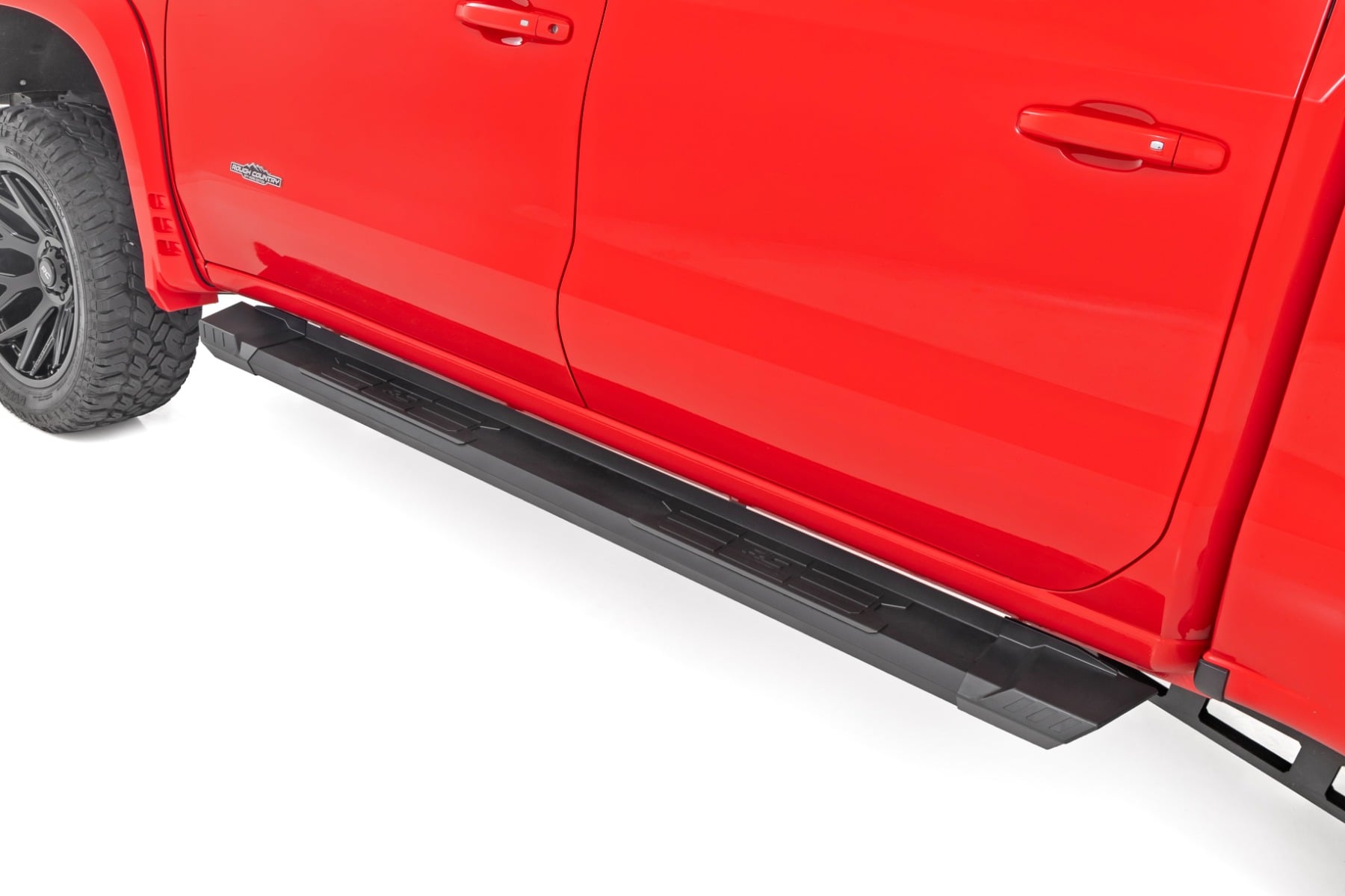 HD2 Aluminum Running Boards Crew Cab Silverado/Sierra 1500/2500HD/3500HD (19-26) Rough Country
