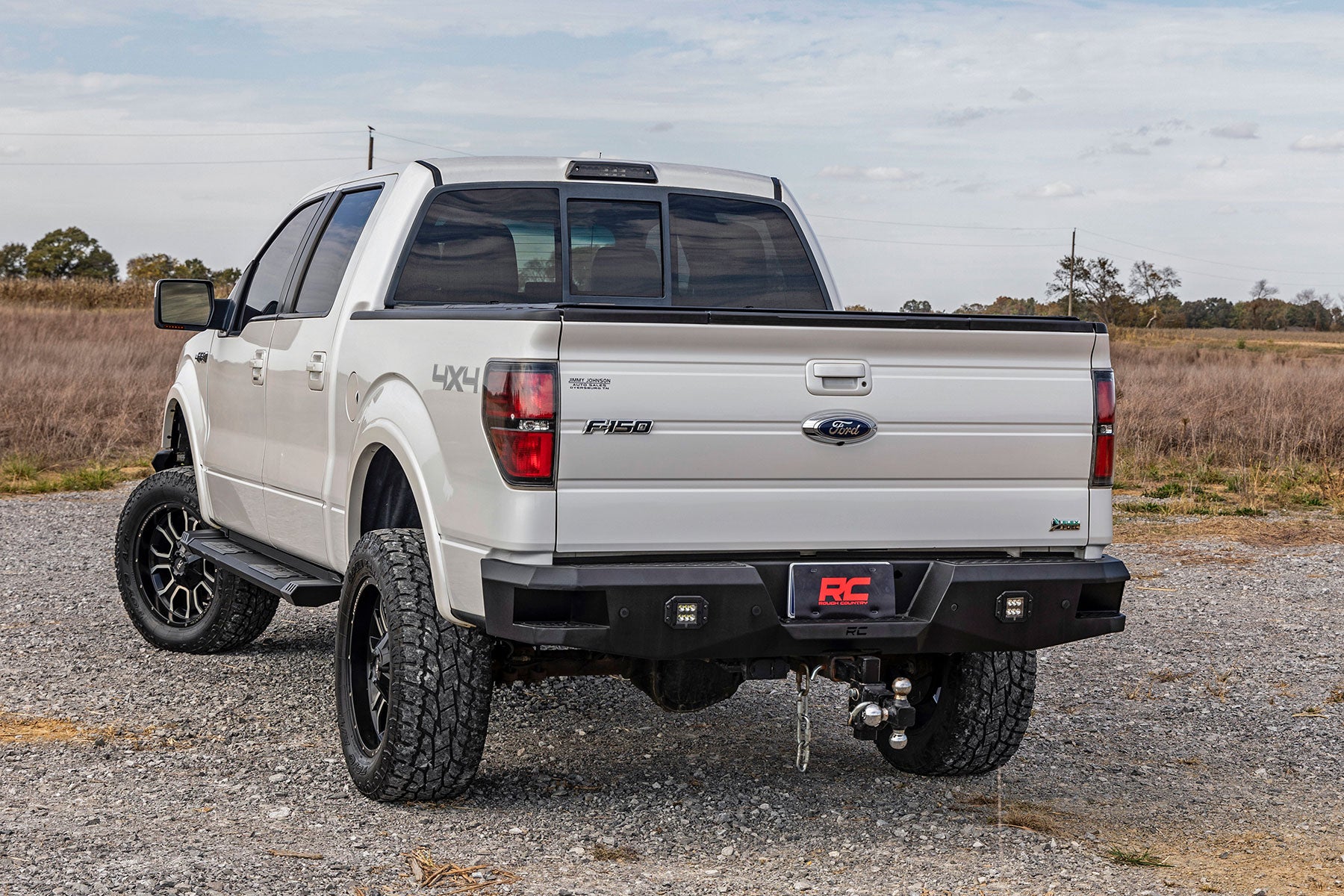 HD2 Aluminum Running Boards Super Crew Cab Ford F-150 2WD/4WD (2009-2014) Rough Country