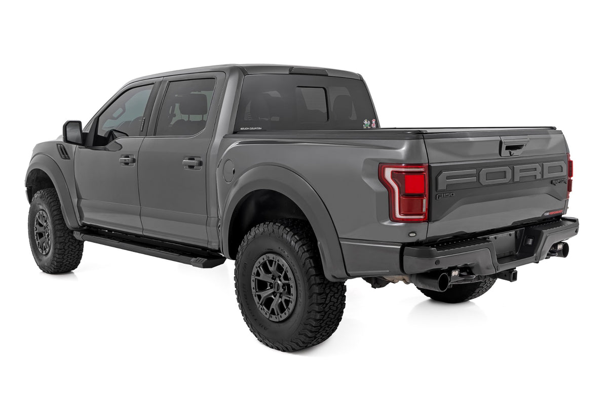 HD2 Aluminum Running Boards Crew Cab Ford F-150/Lightning/F-250/F-350/Raptor (15-26) Rough Country