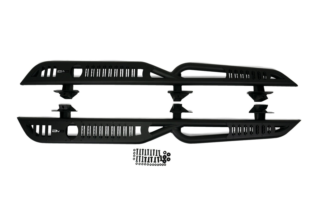 2021 2024 Ford Bronco 4 Door OE Plus Series Side Steps DV8 Offroad