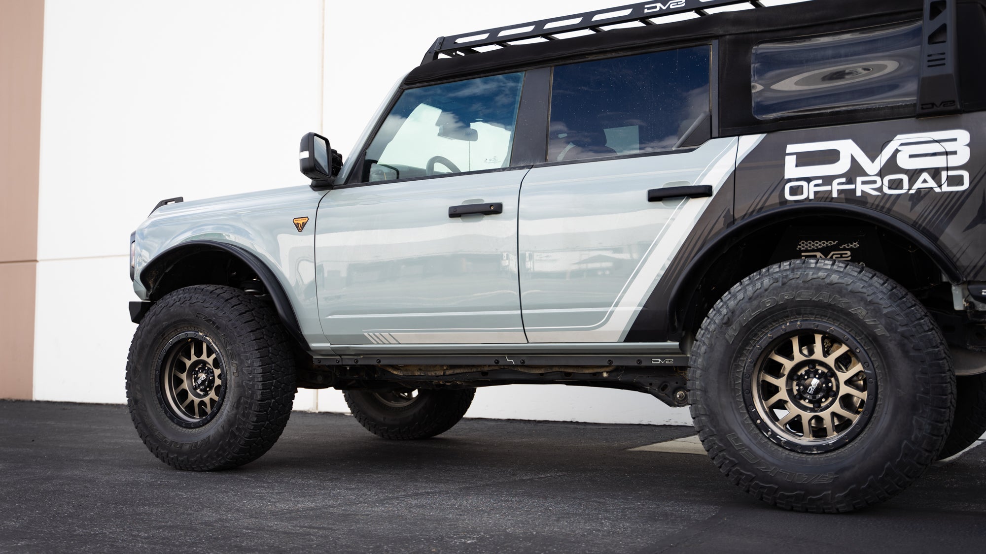 2021 2024 Ford Bronco 4 Door Pinch Weld Covers DV8 Offroad