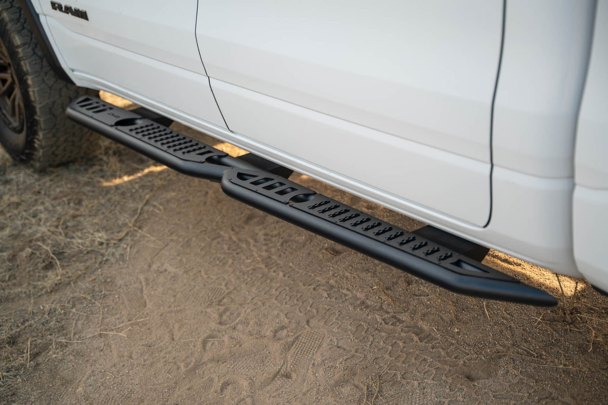 2019 2025 RAM 1500 Crew Cab OE Plus Side Steps DV8 Offroad
