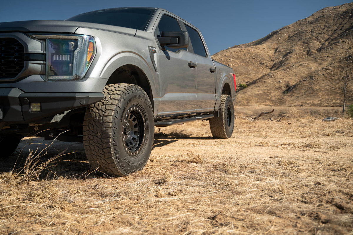 2015 2024 Ford F 150 OE Plus Side Steps DV8 Offroad