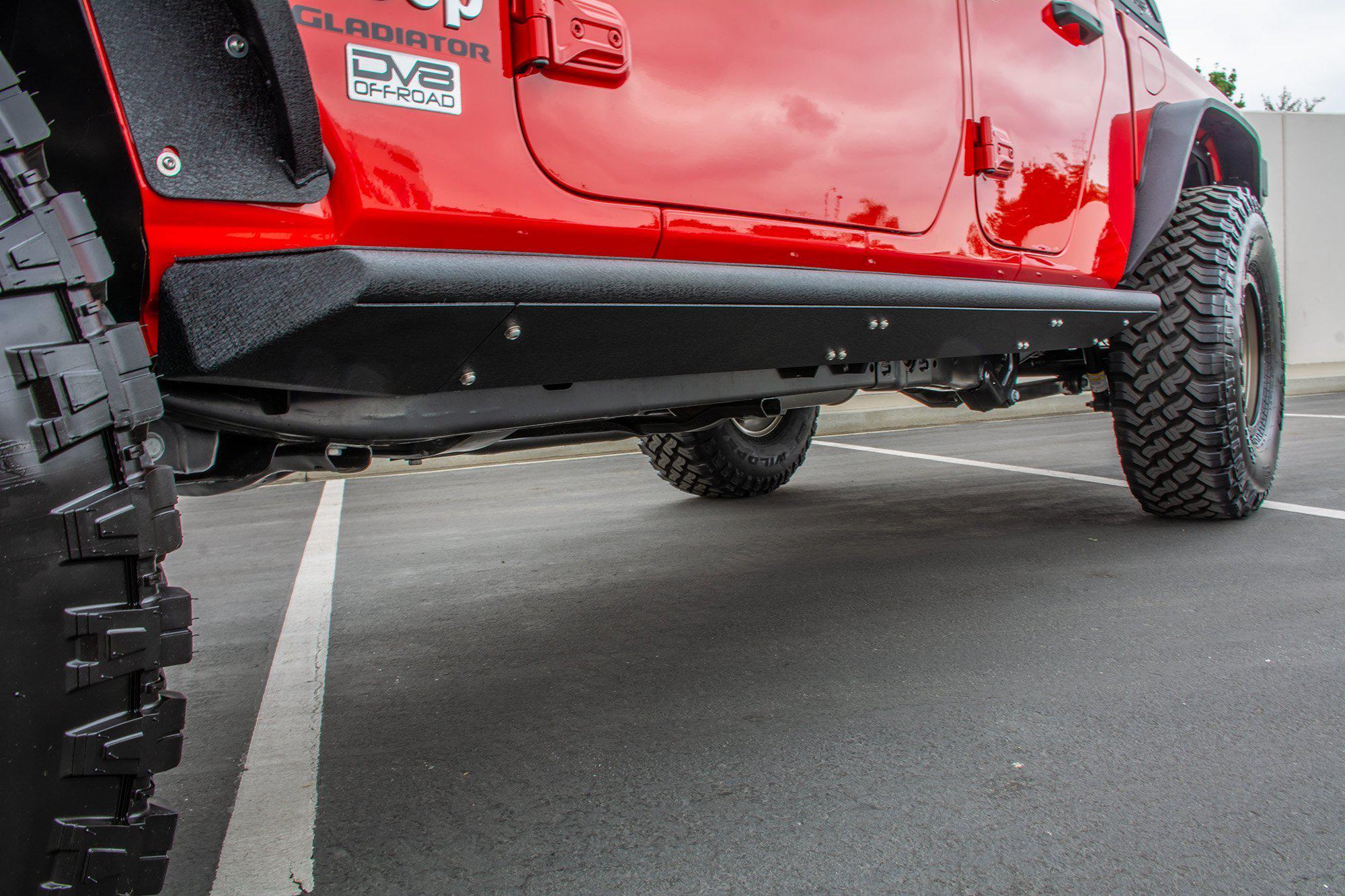 2020 2025 Jeep Gladiator JT Rock Sliders With Step DV8 Offroad