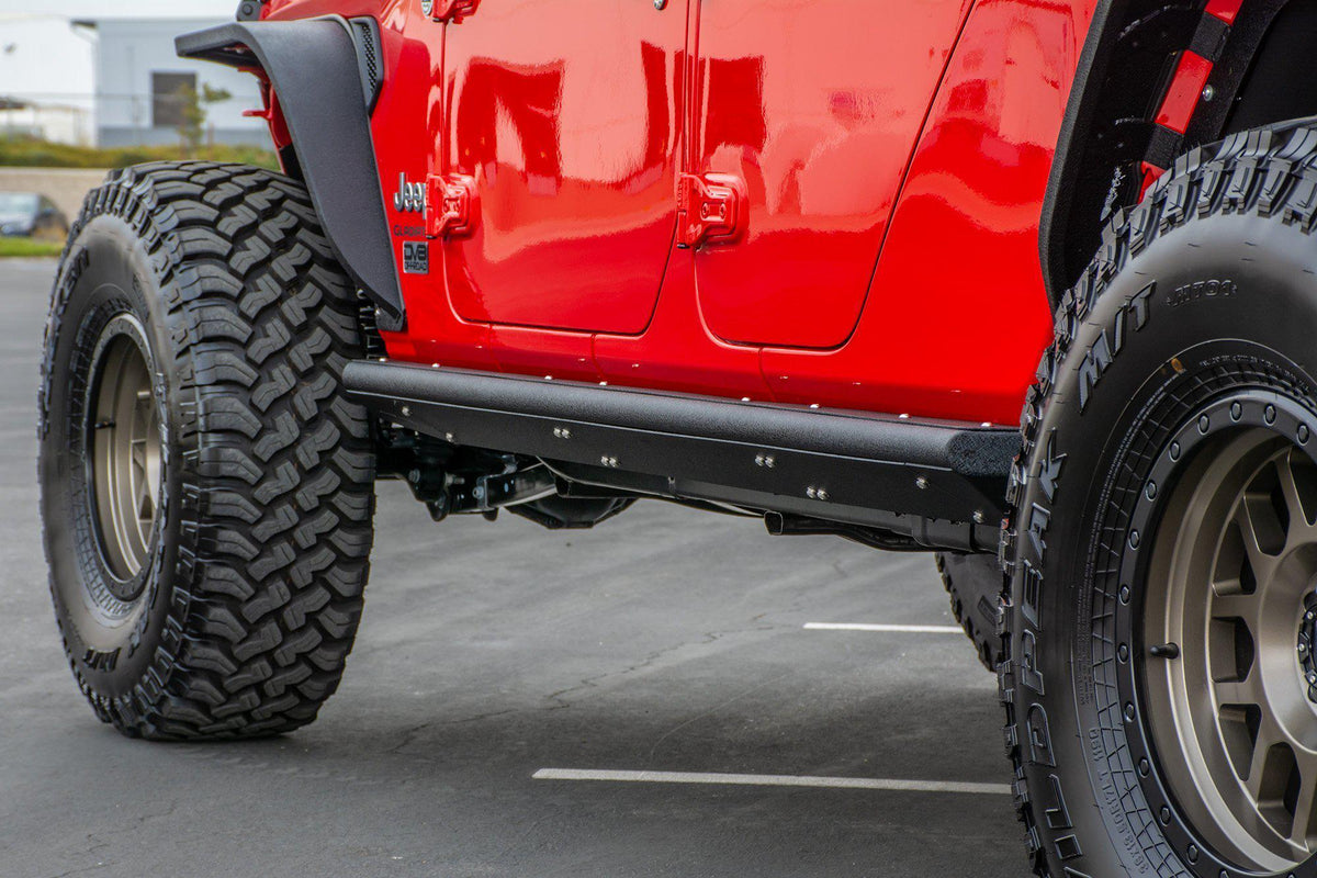 2020 2025 Jeep Gladiator JT Rock Sliders With Step DV8 Offroad