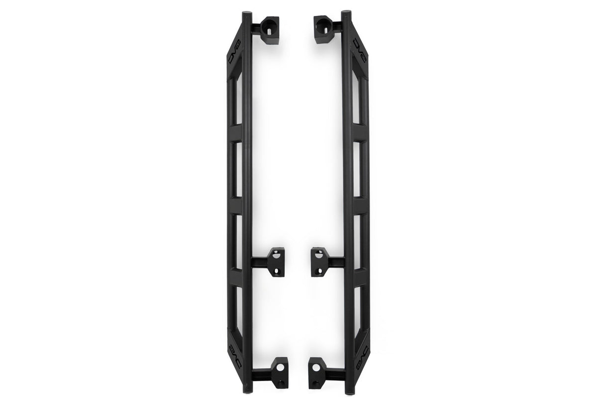 2018 2025 Jeep Wrangler JLU 4 Door FS 15 Series Rock Sliders DV8 Offroad