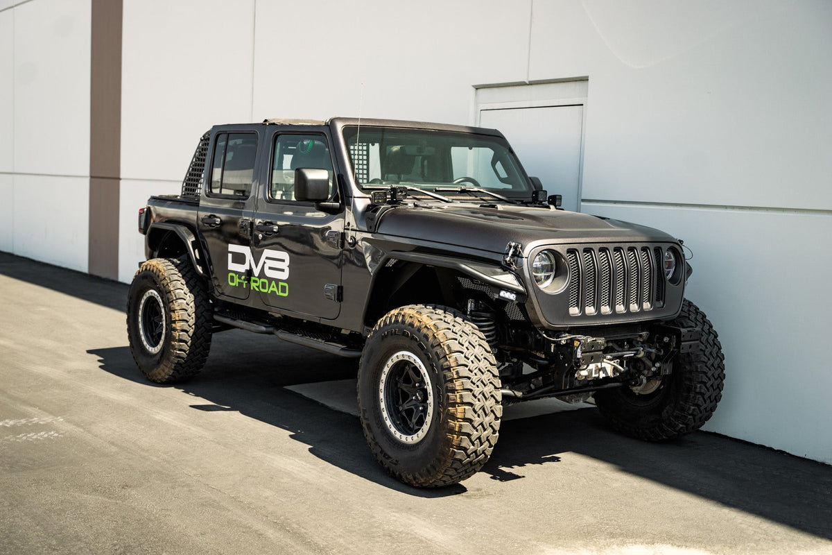 2018 2025 Jeep Wrangler JL JLU Oe Plus 4 Door Side Steps DV8 Offroad