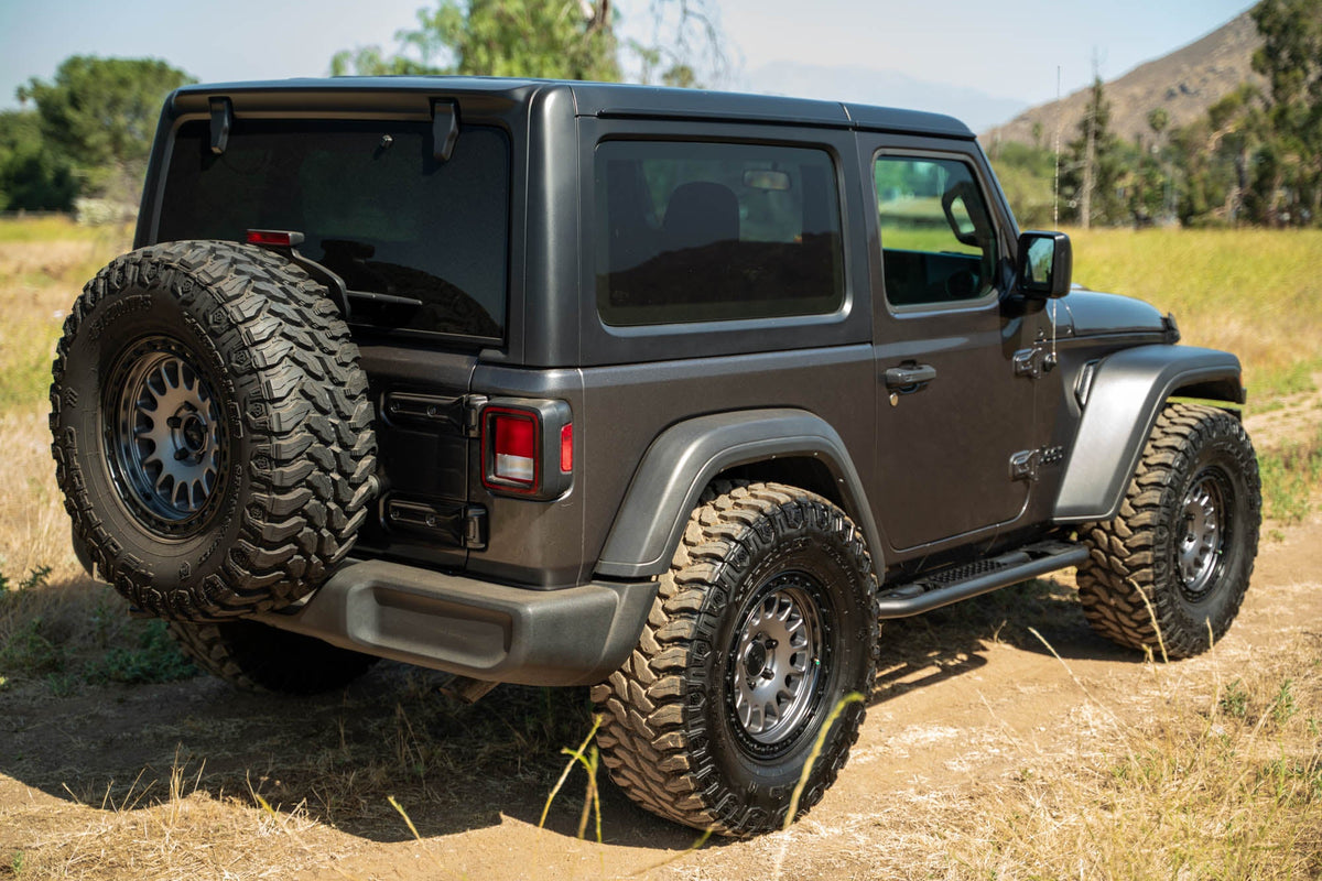 2018 2025 Jeep Wrangler JL 2 Door Oe Plus Side Steps DV8 Offroad
