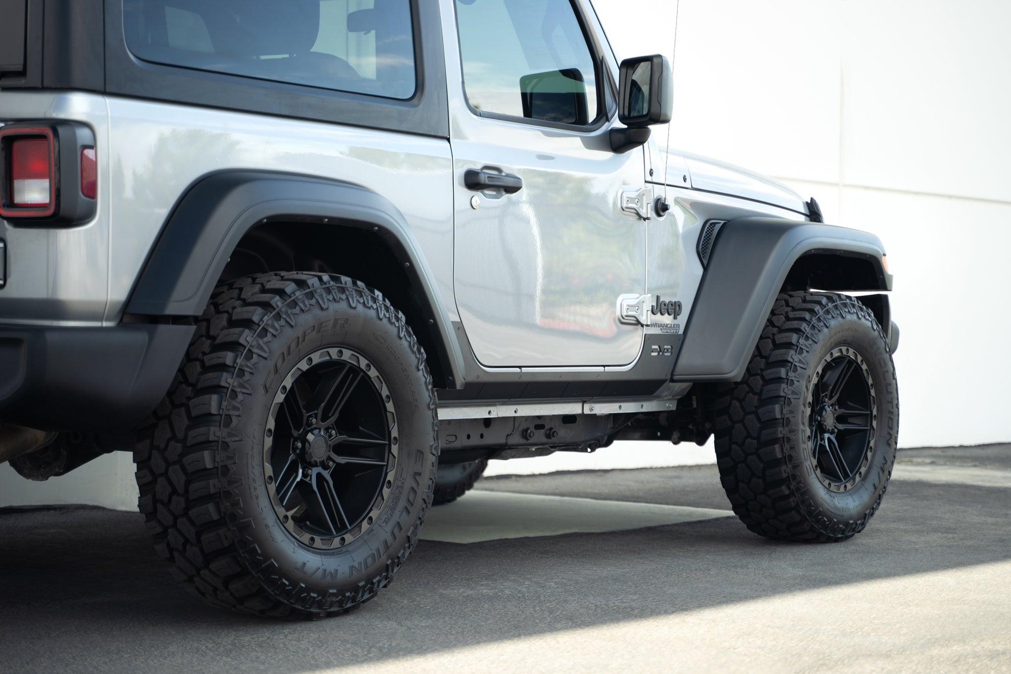 2018 2025 Jeep Wrangler JL 2 Door Rock Skins DV8 Offroad