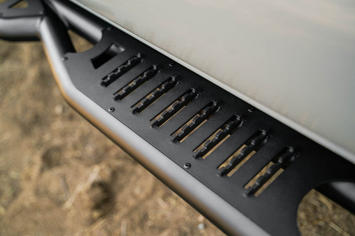 2016 2023 Toyota Tacoma OE Plus Side Steps DV8 Offroad