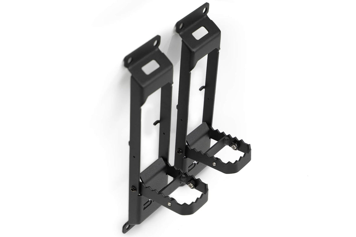 2007 2025 Jeep Gladiator JT Wrangler JK, JKU, JL, JLU Hinge Mounted Steps DV8 Offroad