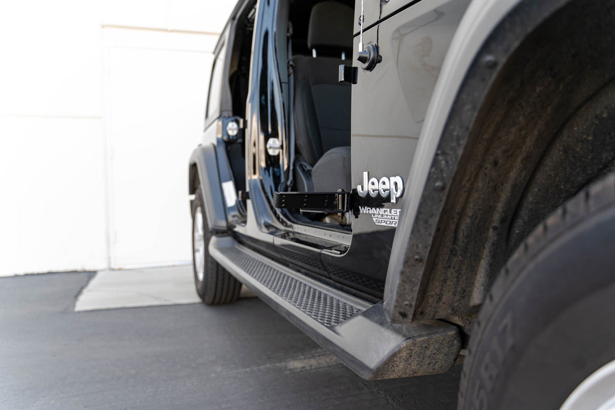 20070 Jeep Gladiator JT Wrangler JK, JKU, JL, JLU Foot Pegs DV8 Offroad