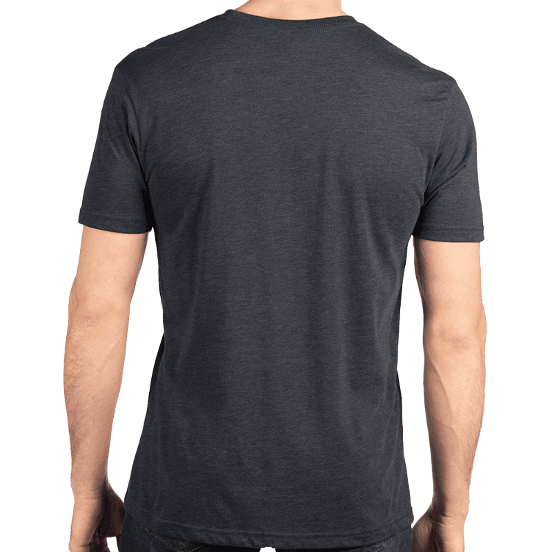 S&B Maple Leaf Logo Tri-Blend Shirt - Vintage Black / Grey