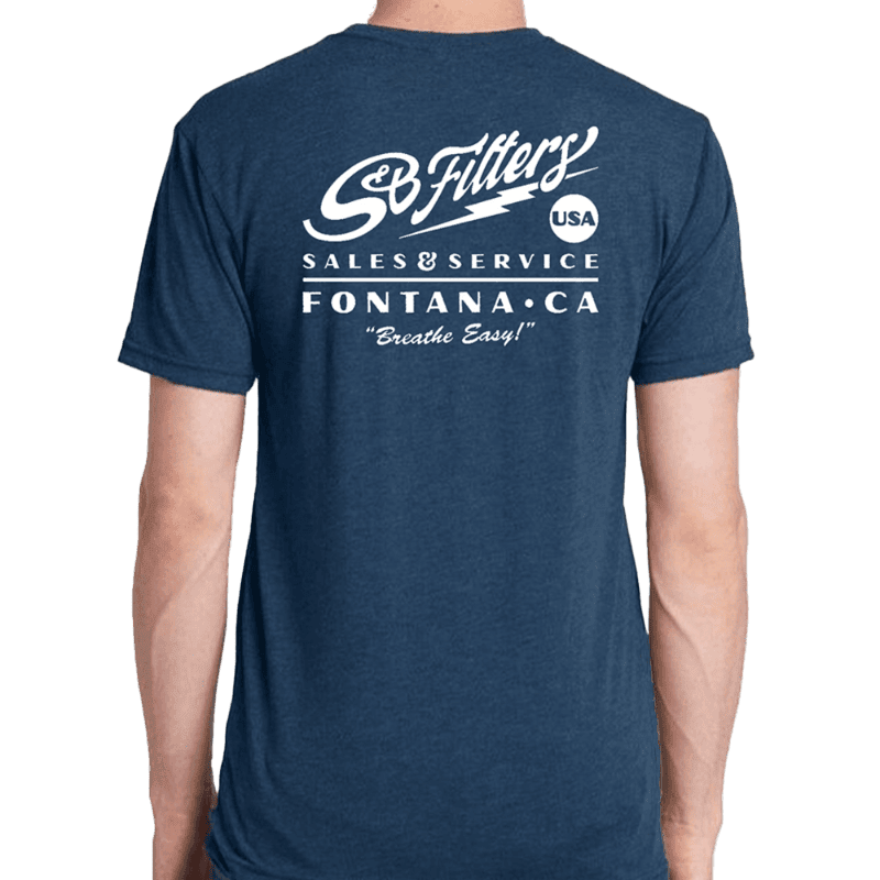 S&B Sales & Service Shirt - Blue/White