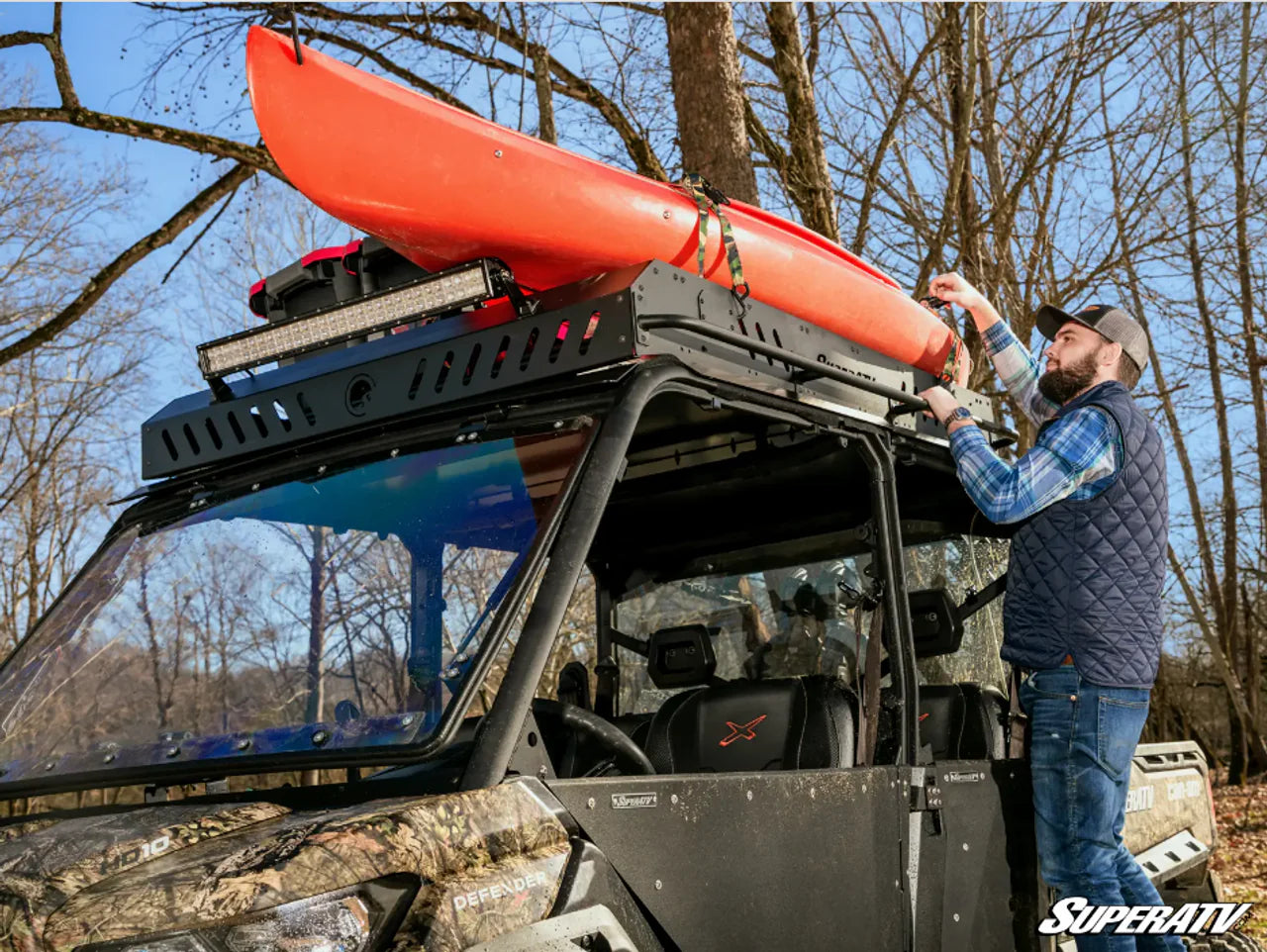 Can-Am Defender Max Outfitter Roof Rack by SuperATV