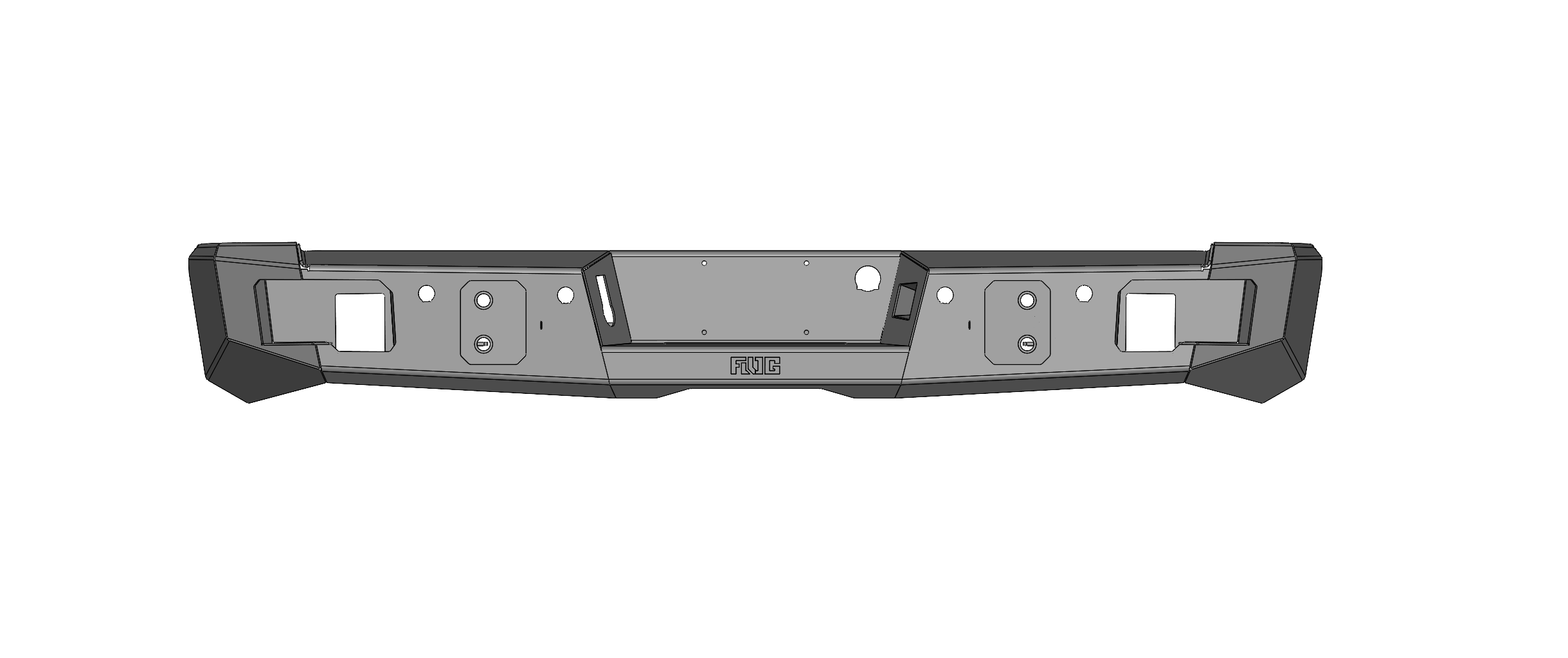 Steel Demon Series 2008-2010 Chevy 2500/3500 Rear Bumper