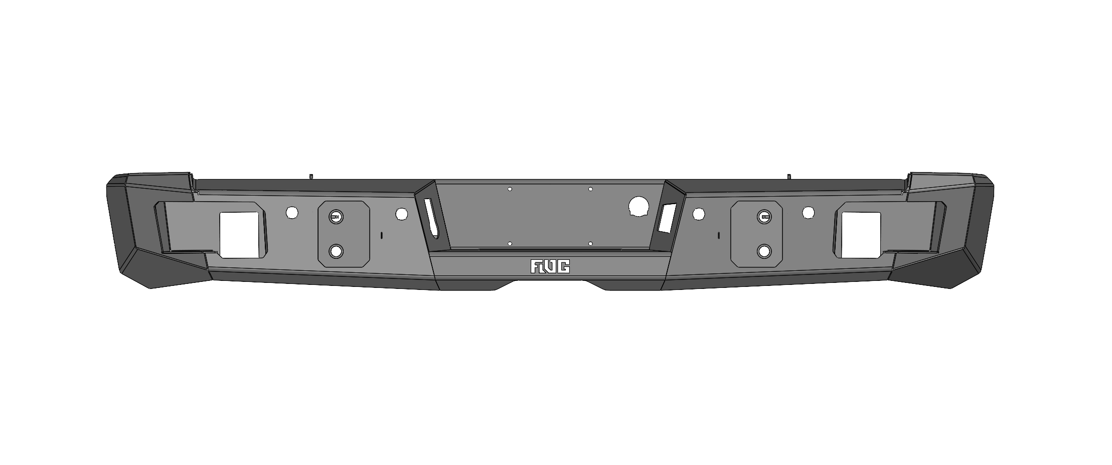 Steel Demon Series 2014-2015 Chevy 1500 Rear Bumper