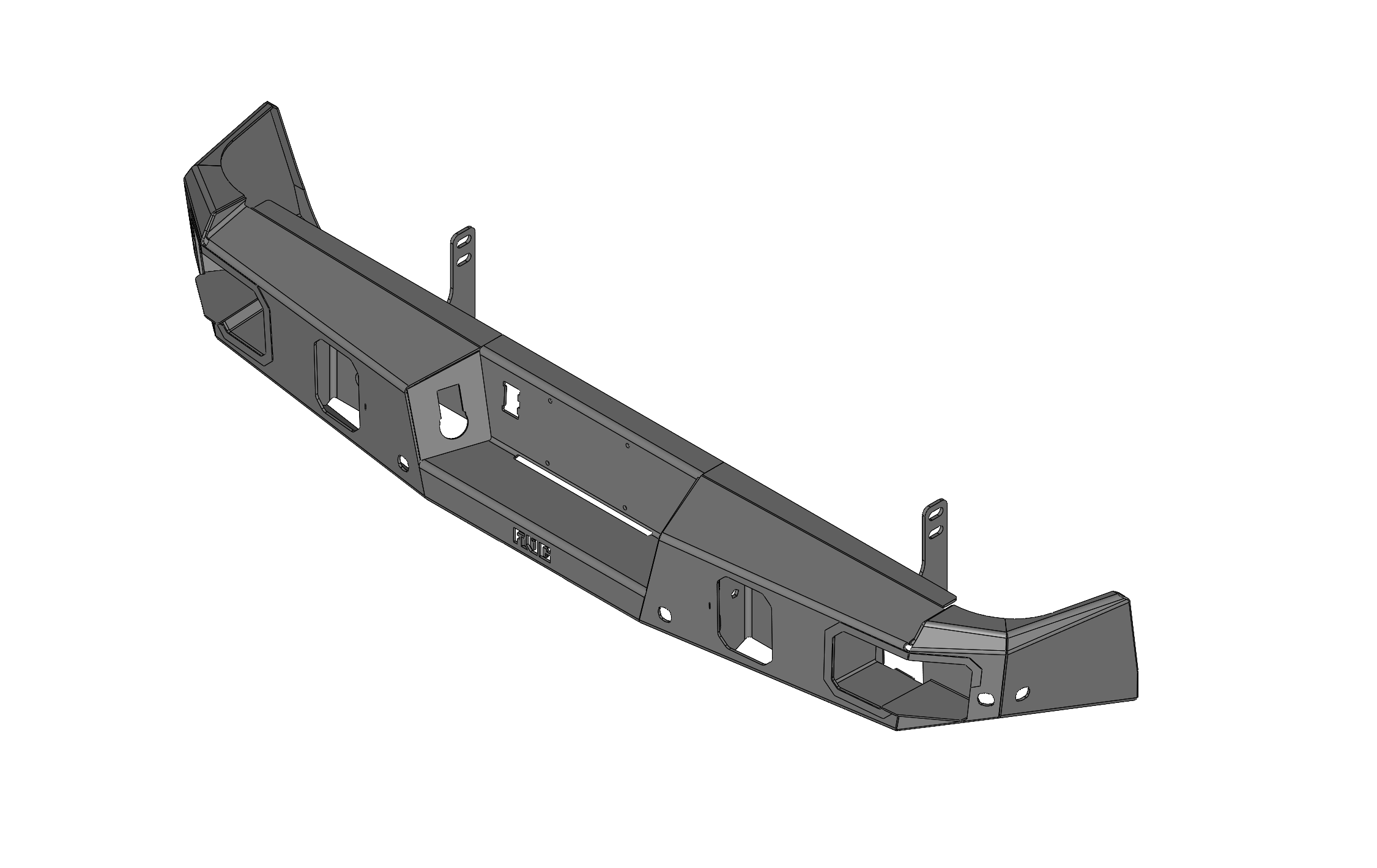 Steel Demon Series 2025+ Dodge 2500/3500 Rear Bumper