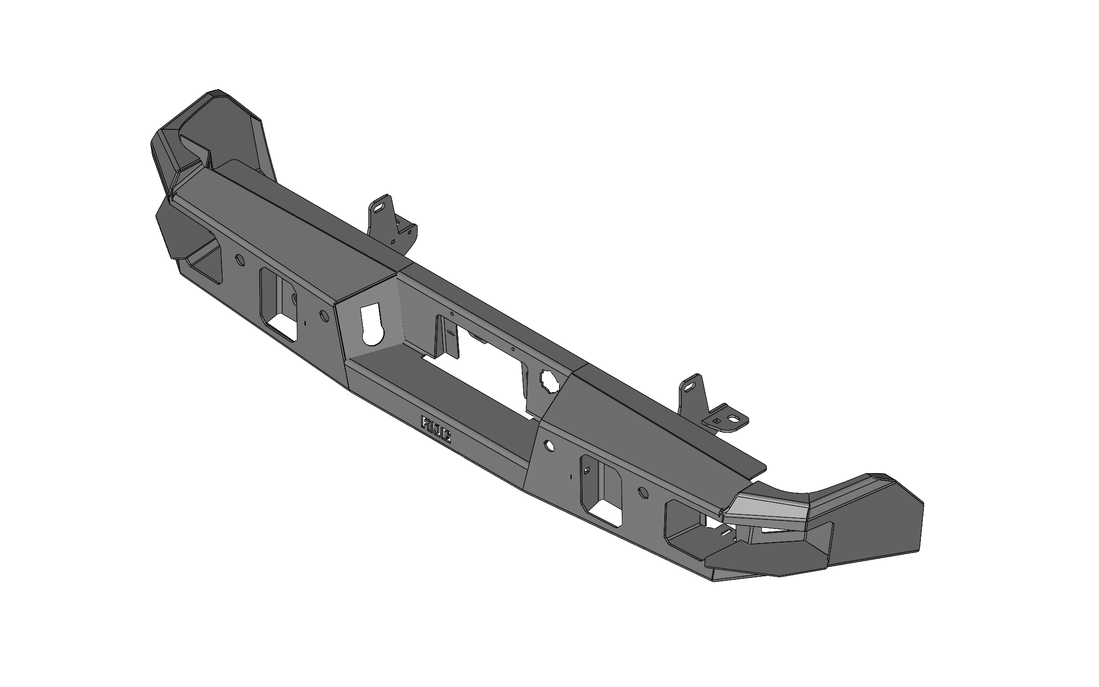 Steel Demon Series 2024+ GMC 2500/3500 Rear Bumper