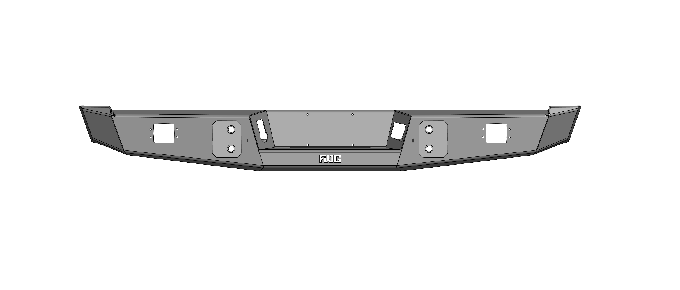 Steel Demon Series 1981-1987 GMC 1500/3500 Rear Bumper