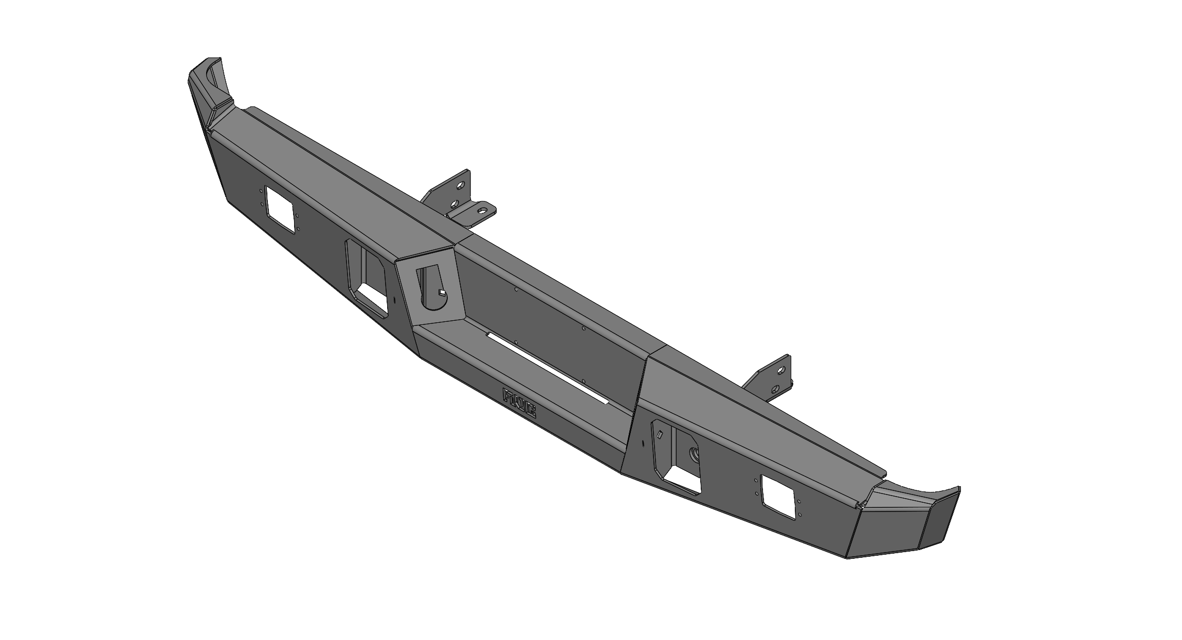 Steel Demon Series 1981-1987 Chevy 1500/3500 Rear Bumper