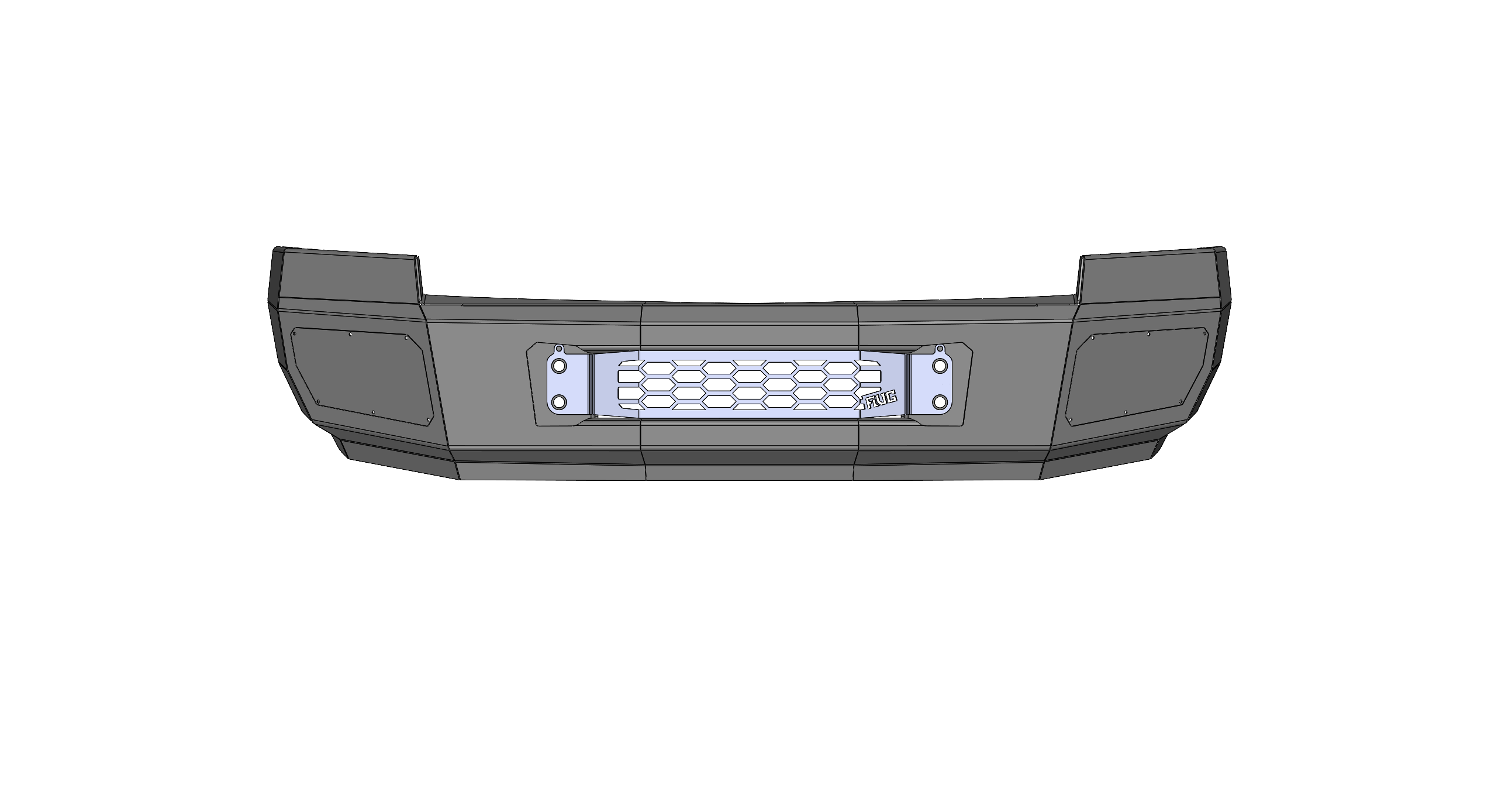 Steel Demon Series 08-10 Chevy 2500/3500 Front Bumper
