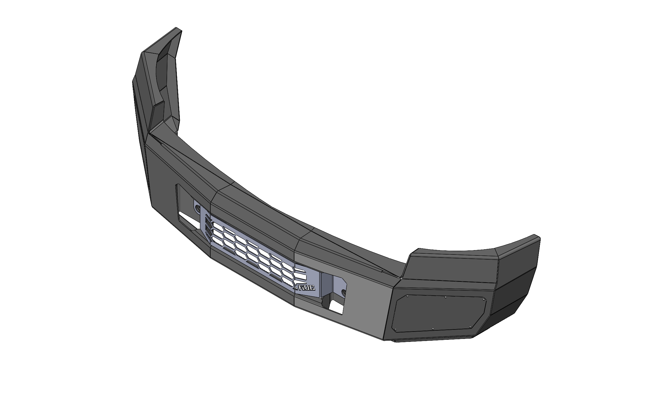 Steel Demon Series 08-10 Chevy 2500/3500 Front Bumper