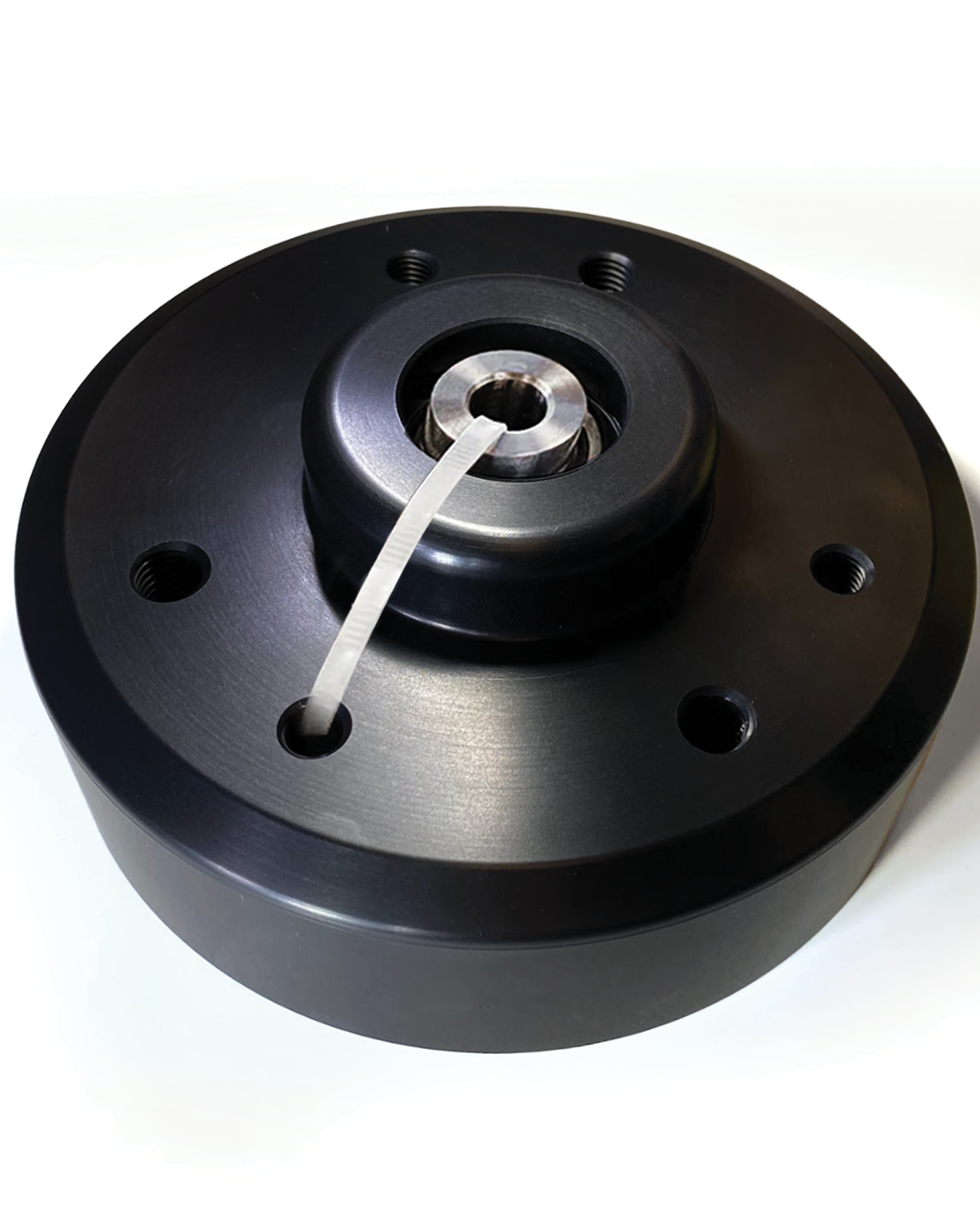 Billet top hat for 2022+ Bronco Raptor with 1.5-inch lift, designed for stock shocks, enhancing off-road performance.