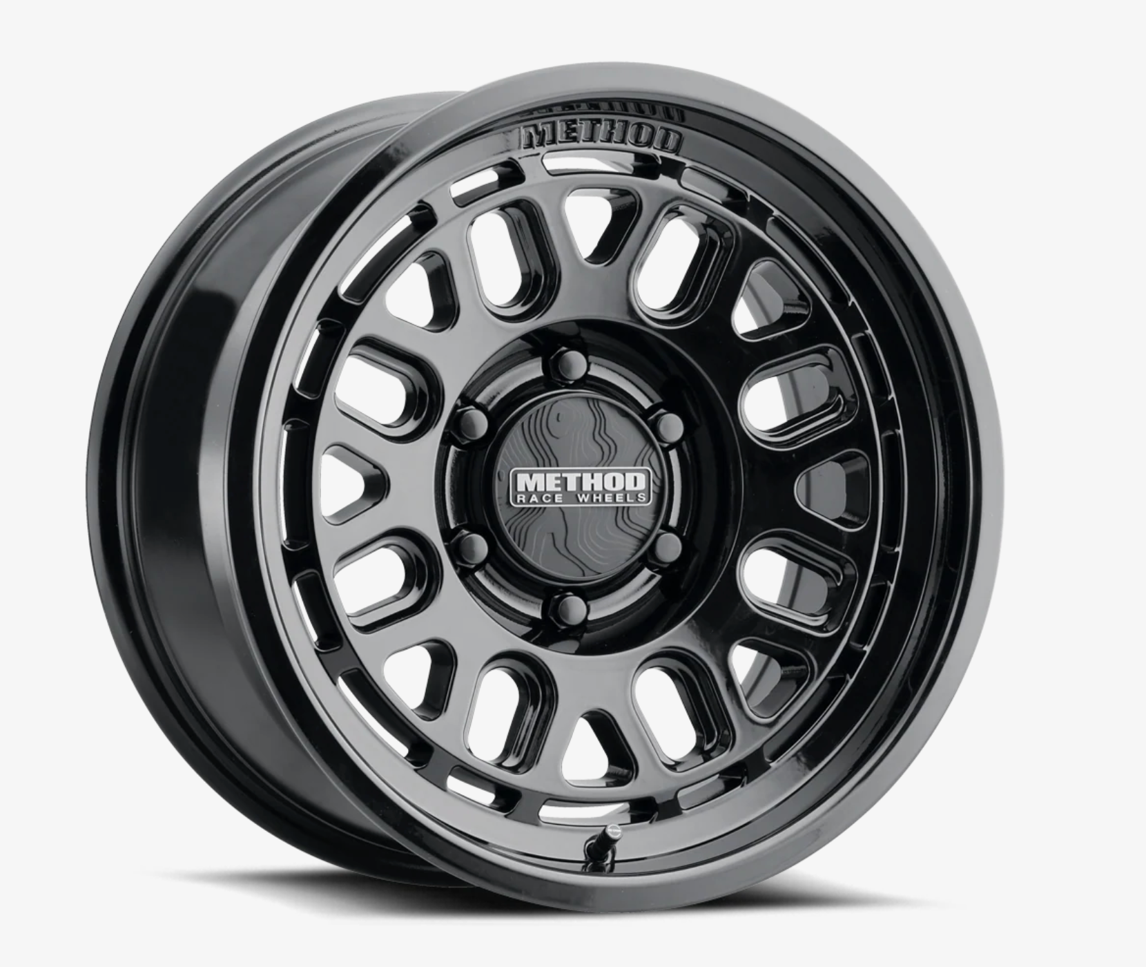 Method MR321 17x8.5 +25mm Offset 6x5.5 BP 106.25mm CB Gloss Black Wheel