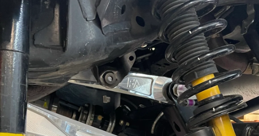 2021 and up Bronco rear suspension upper billet aluminum arms showcasing durable construction and performance features.