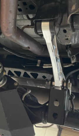 Billet aluminum upper arms for 2021 and up Bronco rear suspension, showcasing durable construction and precise fit.