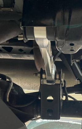 Billet aluminum upper arms for 2021 and up Bronco rear suspension, showcasing durable construction and precise fit.