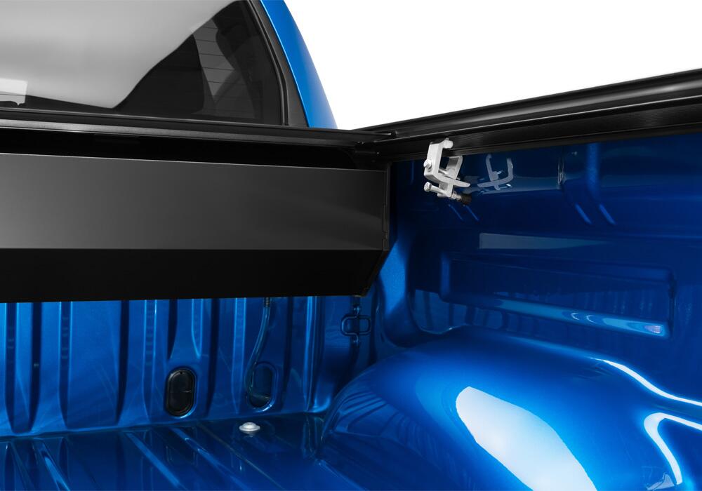 RetraxOne XR Retractable Tonneau Cover Matte One Piece Polycarbonate Construction 2007-2021 Toyota Tundra CrewMax 5' 6 inch Bed without Deck Rail System without Stake Pockets without Trail Special Edition Storage Boxes