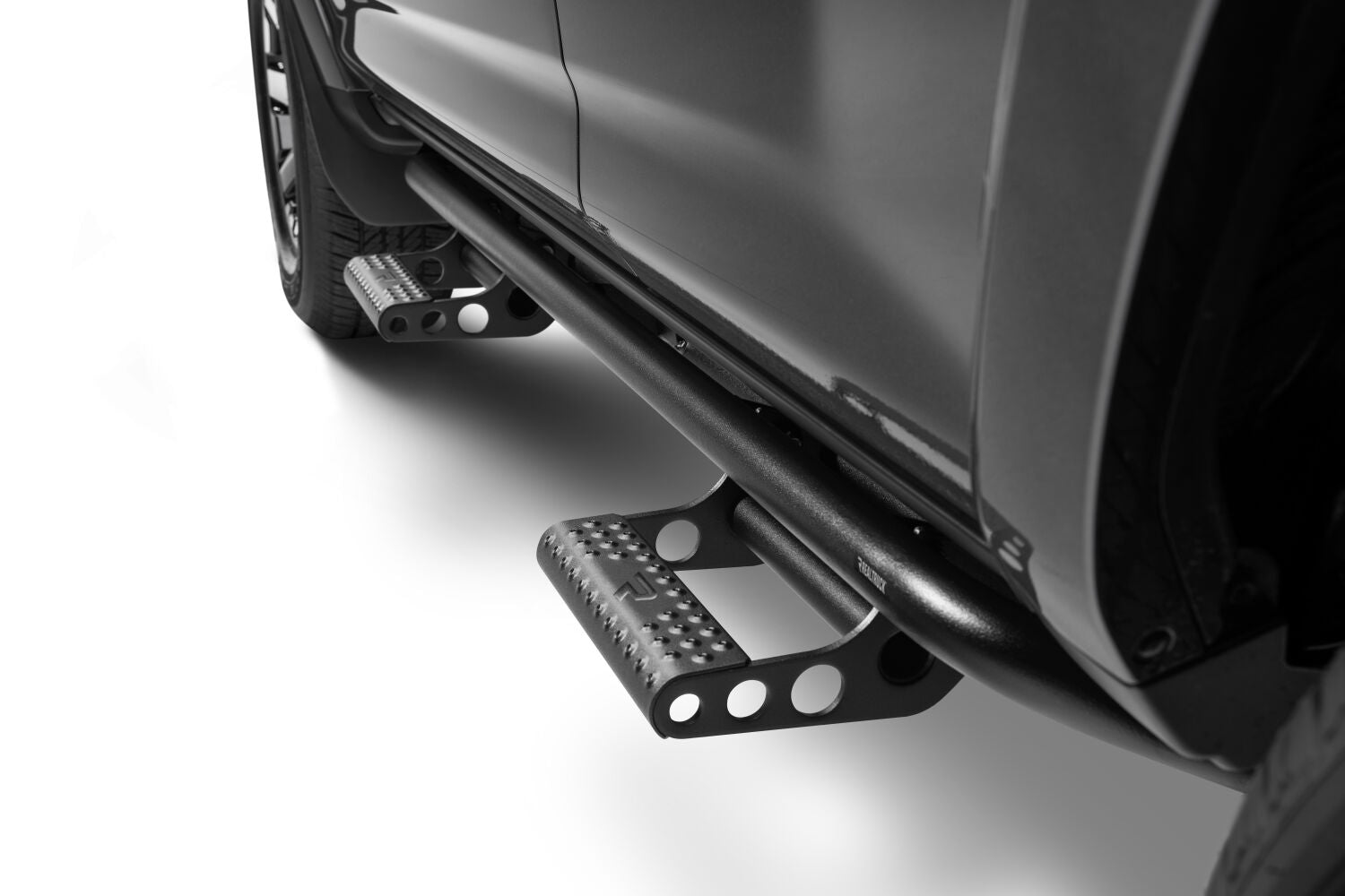 RKR Step System Full Length (1 Step Mount/1 Step per Side) 1.75 Inch Rails 10-24 4Runner EXC. Limited, TRD Sport, Nightshade and 10-13 SR5 Models TX Blk Textured Black NFab