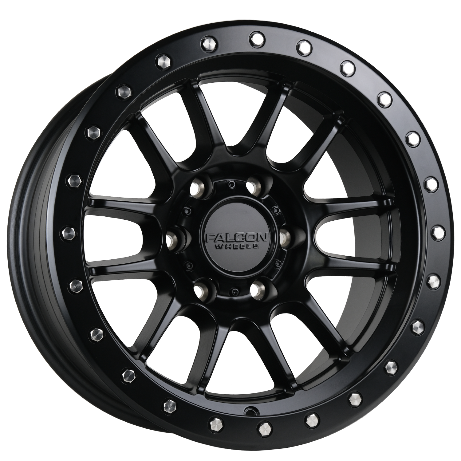 T7 - Matte Black 17x9 - Premium Wheels from Falcon Off-Road Wheels - Just $265.50! Shop now at Falcon Off-Road Wheels