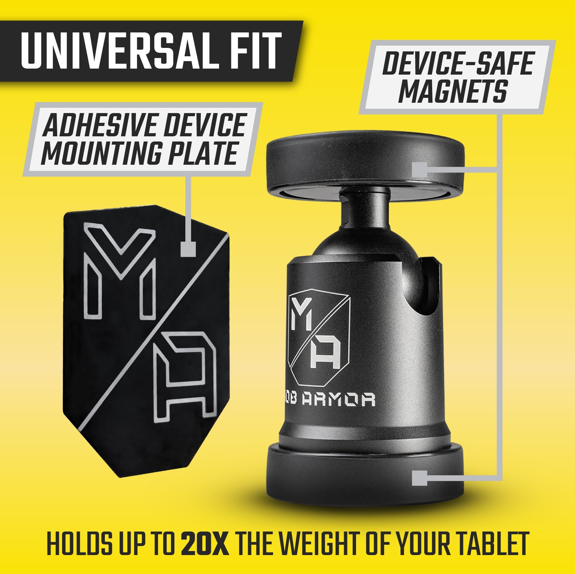 TabNetic Maxx | Rugged Magnetic Tablet Mount