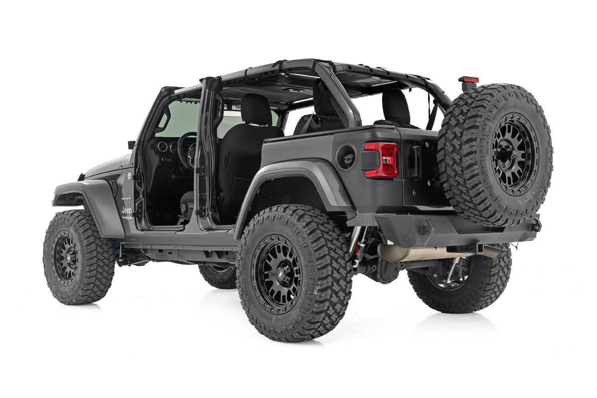 Trail Cladding Rear Corners Jeep Wrangler JL/Wrangler Unlimited (18-26) Rough Country